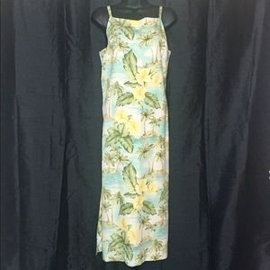 Tommy Bahama Hibiscus Flower Silk Sundress